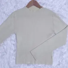 archives アルシーヴ クリーム色　ニット 着回し〇 M 萌え袖 人気