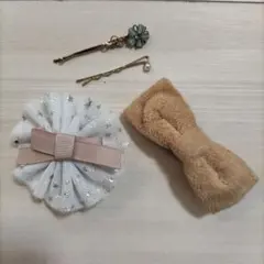 ヘアクリップ　ヘアピン　まとめ売り　リボン　レース