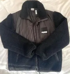 PUMA プーマ フリースボアジャケット ブラック M 冬物 アウター
