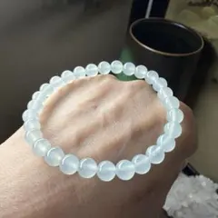 天然翡翠 糯氷種 8mm ネックレス＆ブレスレットセット73珠 高密度