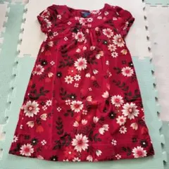 GapKids 花柄 半袖ワンピース 130