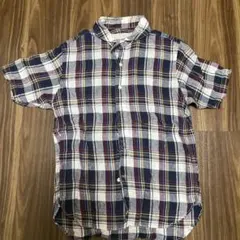 Haversack チェック柄 半袖ワークシャツ Mサイズ