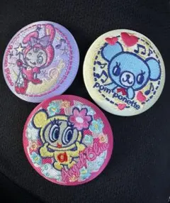 ナルミヤキャラクターズ 刺繍缶バッジ