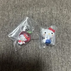 モンチッチ くだもの ハローキティ めじるしアクセサリー