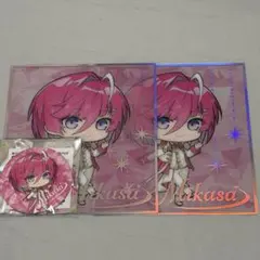 Meteorites めておら 1周年 クリアミニ色紙 缶バッジ みかさくん