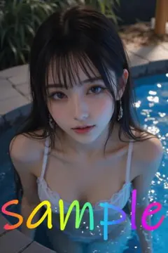 c395　AI美女　ポスター　グラビア　かわいい　下着　ランジェリー　水着
