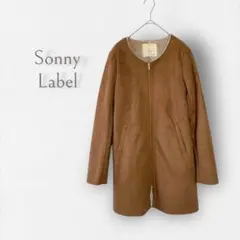 【サニーレーベル】ムートンロングコート ダブルジップ アーバンリサーチ
