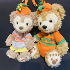 ダッフィー シェリーメイ　ぬいぐるみポーチ