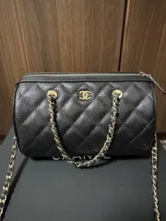 CHANEL キャビアスキン チェーンバッグのサムネイル
