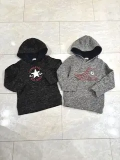 【2枚セット】CONVERSE フード付きパーカー 100cm 110cm
