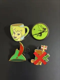 35. ピーターパン　ピンバッジ　3点セット　海外ディズニー