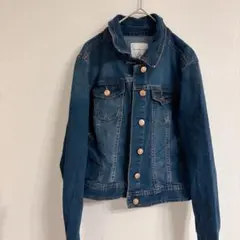 ⭐️5145 Celebrity Pink ダークデニム Gジャン M