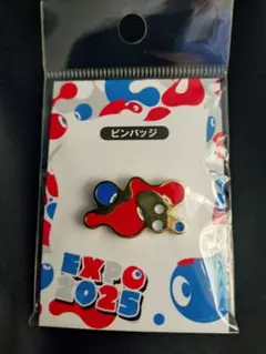 コミャク ピンバッジ ID(下) ミャクミャク こみゃく 青 - メルカリ