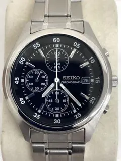SEIKO セイコー 7T92-0CA0 クロノグラフ 黒文字盤 50m防水 - メルカリ
