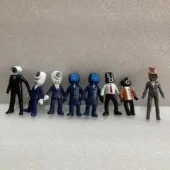スキビティトイレ　フィギュア　キーホルダー　8個セット