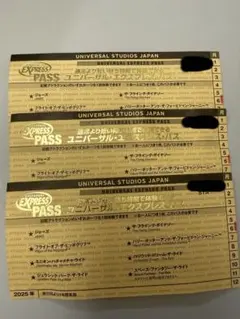 ユニバーサル・エクスプレスパス 2027年3月まで有効　3枚　値下げ交渉　可能⭕️ ユニバーサル・エクスプレス・パス 2027年2月有効期限 2枚セット