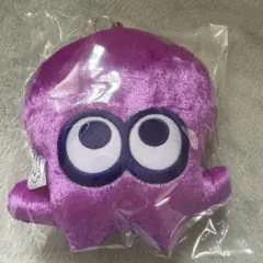 スプラトゥーン タコ キーホルダー パスケース 紫 パープル