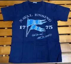メンズ　ネイビーTシャツ　Sサイズ　古着　着用済み