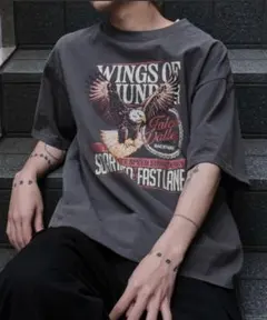 WEGO/ヴィンテージライクグラフィックT Sサイズ