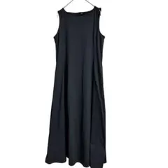 ユニクロ 【M】ウルトラストレッチエアリズムワンピース（ノースリーブ）黒