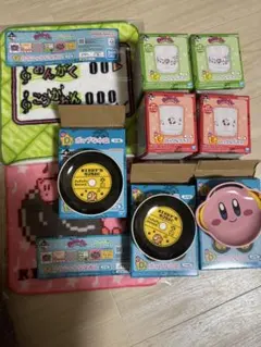 カービィ 一番くじ ロックなグラス クラシックなタオル ポップな小皿 9点