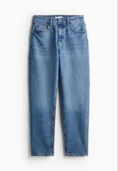 H&M ハイウエスト ストレートテーパードデニム　38
