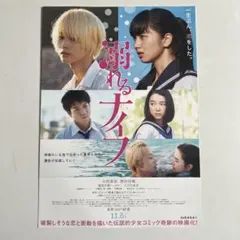 【非売品】 菅田将暉&小松菜奈『溺れるナイフ』 2つ折りパンフレット＋フライヤー