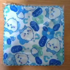 新品未開封ちいかわもぐもぐ本舗ハチワレ片面ガーゼハンドタオル（なんでェ？）
