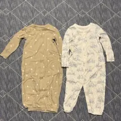 GAP 嬰兒 兩用包屁衣 6-12個月 2件組