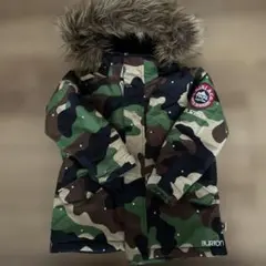 BURTON X-girl 迷彩柄ダウンコート　3T