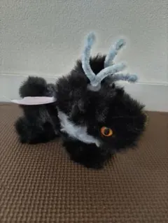 モールドール　アートドール　ドラゴンの妖精　ブラック