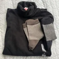 UNIQLO ヒートテックトップス S 無印良品、靴下2足