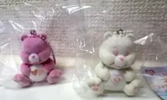 ケアベア フロッキーフィギュアマスコット 2 ２点セット