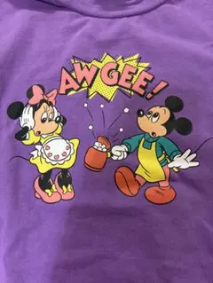 ミッキーミニー紫のワンピ