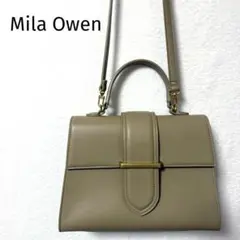 美品♥️Mila owen 2way ショルダーバッグ ハンドバッグ ミラオーエン