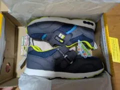 ムーンスターキャロット 20.5cm CR C2146 ネイビー 3E