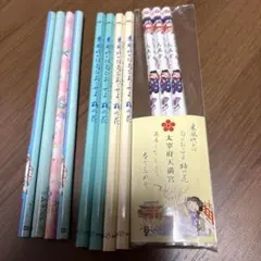 キャラクター柄鉛筆8本セット＋3本 シール付き