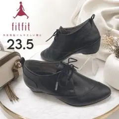 美品　FITFIT レースアップレザーシューズ　　　　『あしなり設計』23.5のサムネイル