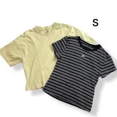 ナイキ プーマ 半袖Tシャツ 2枚組 まとめ レディースランニング ヨガ ジム