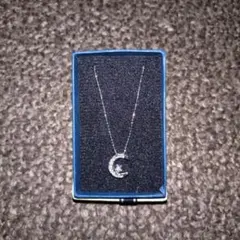 シルバー 月型 ペンダント ネックレス
