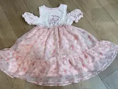 My Melody フリル付きドレスワンピース 100