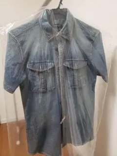 BURBERRY デニム 半袖シャツ