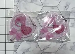 カスタムアクリルチャーム うちわデザイン マイメロ 2点