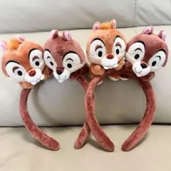【美品】チップとデール カチューシャ 2個セット