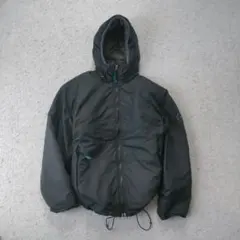 adidas PADDED JACKET 黒 短丈 ドローコード