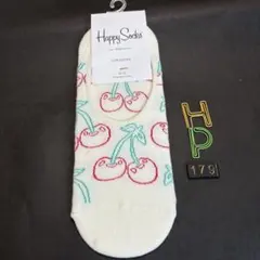 Happy Socks チェリー柄 ローソックス 36-40のサムネイル