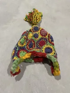 クージー COOGI 希少 レア物 ニット帽 マルチカラー - メルカリ