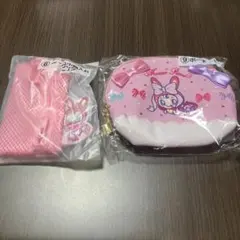 メゾピアノ 一番くじ　当たりくじ　メッシュ　ポーチ　小物入れ　ピンク