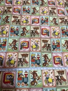 ‪ஐ‬⋆*レトロなアメリカンアニマル 生地約45×110