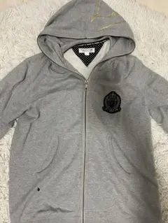 TOMMY グレー フルジップパーカー